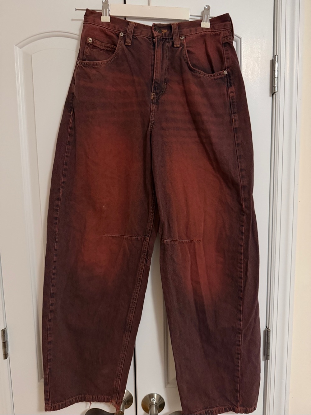 BDG Rust Red Barrels Fit Jeans